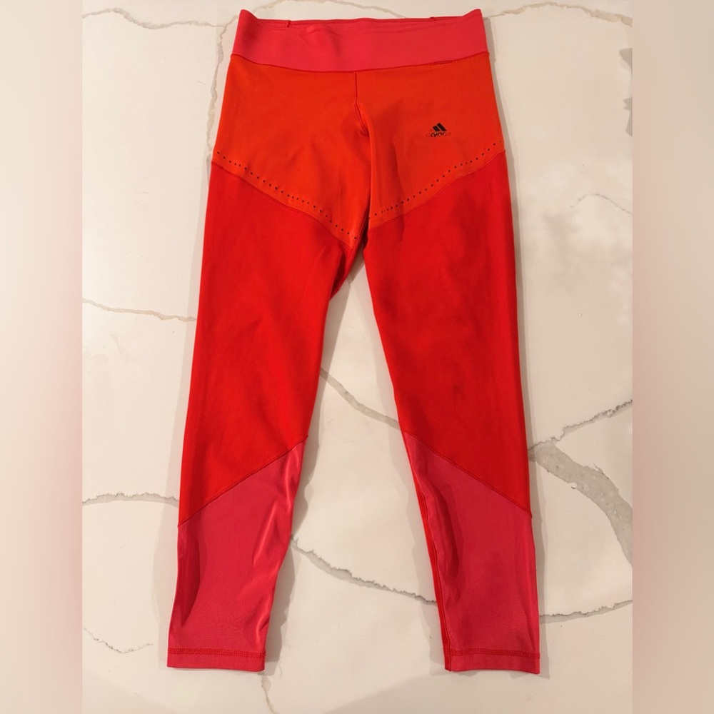 adidas Red and Pink Leggings